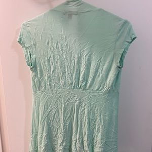 Extra small light blue/teal T-shirt cardigan